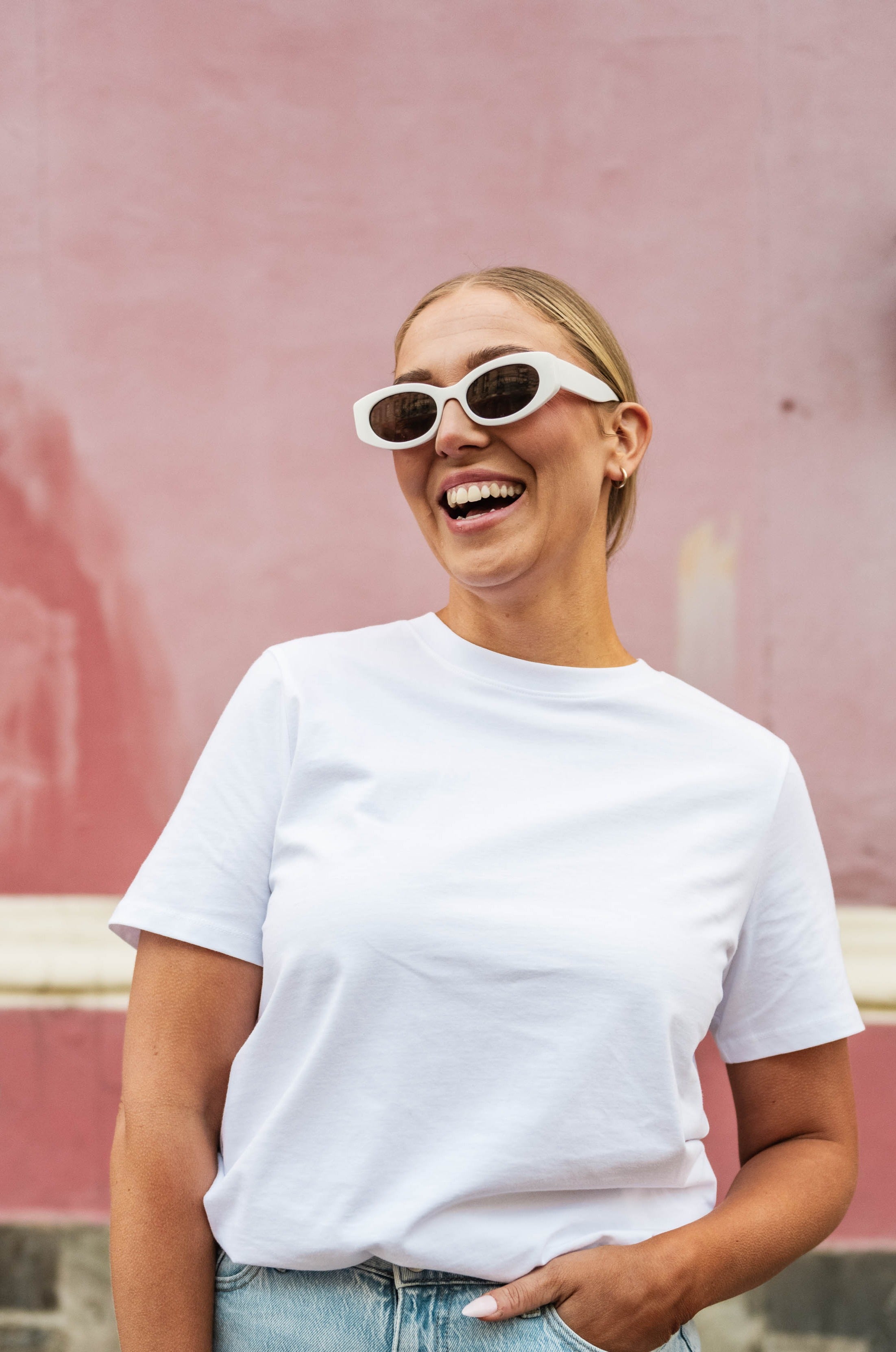 PCRIA T-skjorte - Bright White